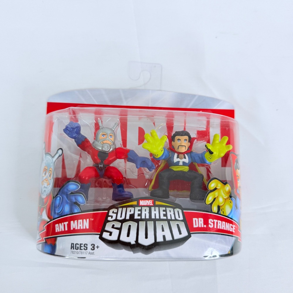 Marvel Super Hero Squad Ant-Man & Dr. Strange Hasbro 2007 Mini Figures New